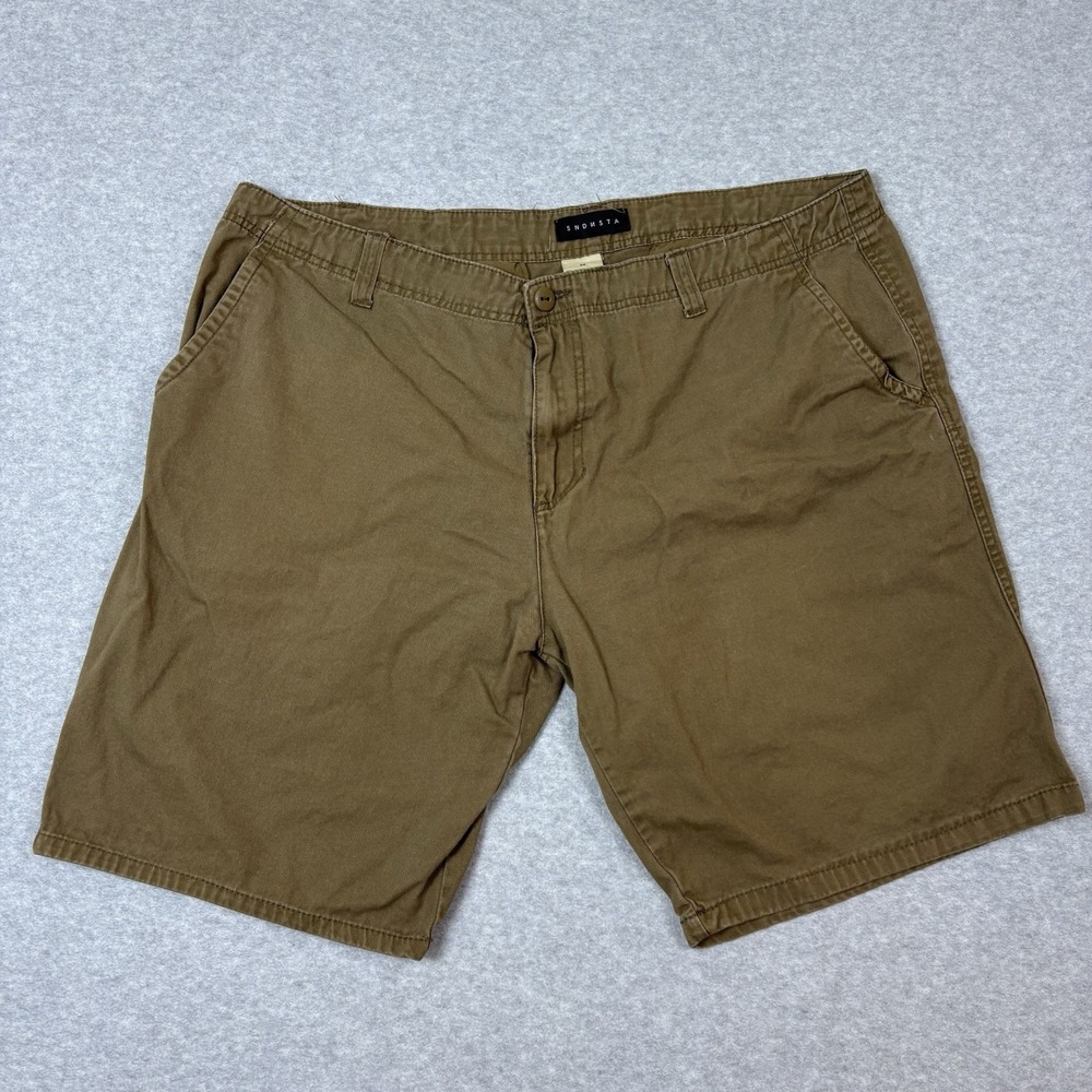 SNDNSTA Mens 42 Chino Shorts Brown Cotton Utility Gorpcore Outdoor Cargo 742478 - Picture 1 of 10